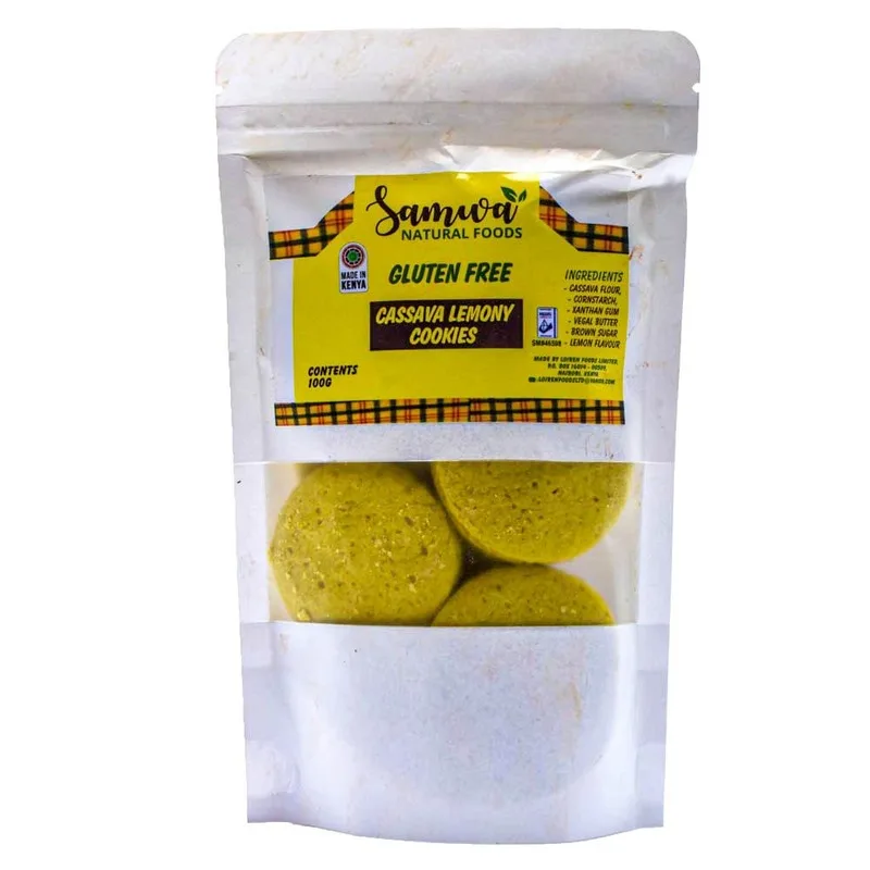 Gluten Free Cassava Lemony Cookies